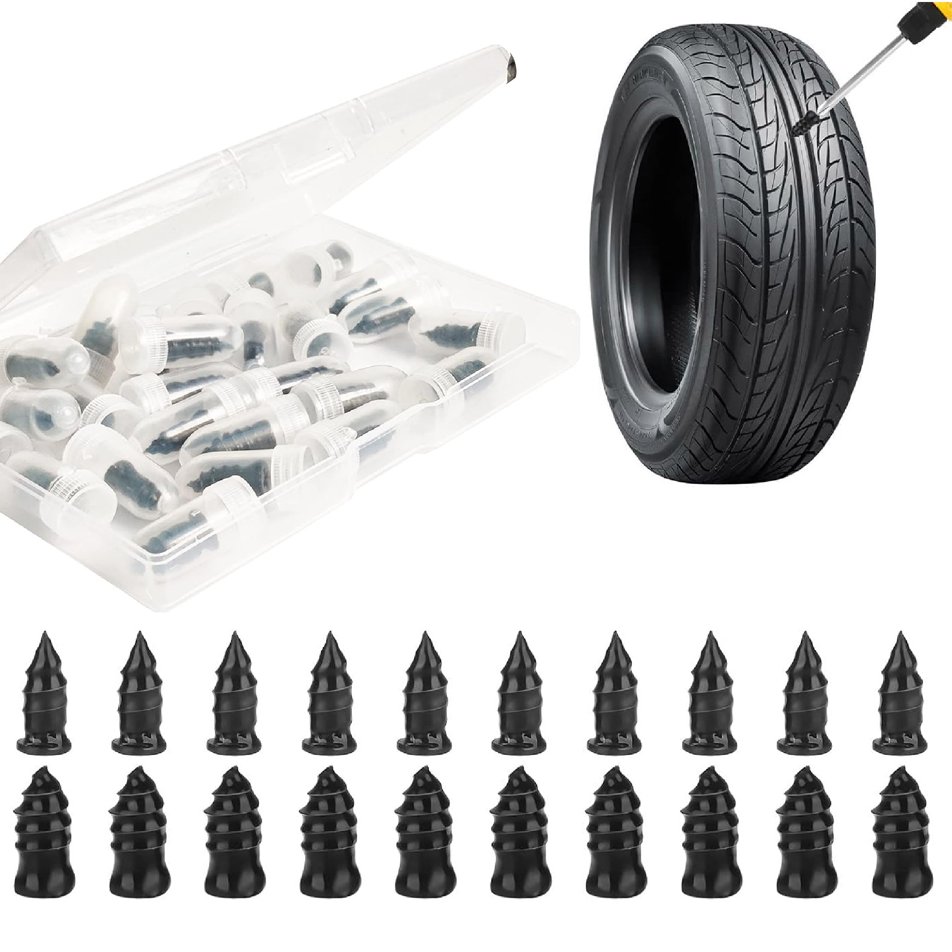 Kit X20 Tornillos Despinchar Llantas