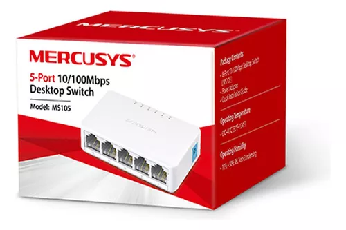 Miniatura 2 de Switch De Escritorio Mercusys Ms105 ⚡