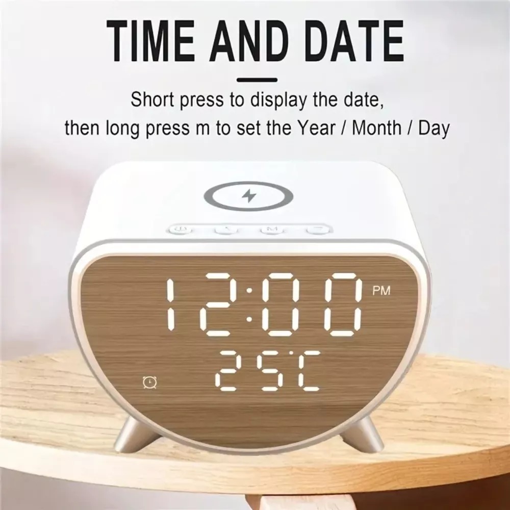 Miniatura 6 de RELOJ DESPERTADOR CON CARGADOR INALAMBRI