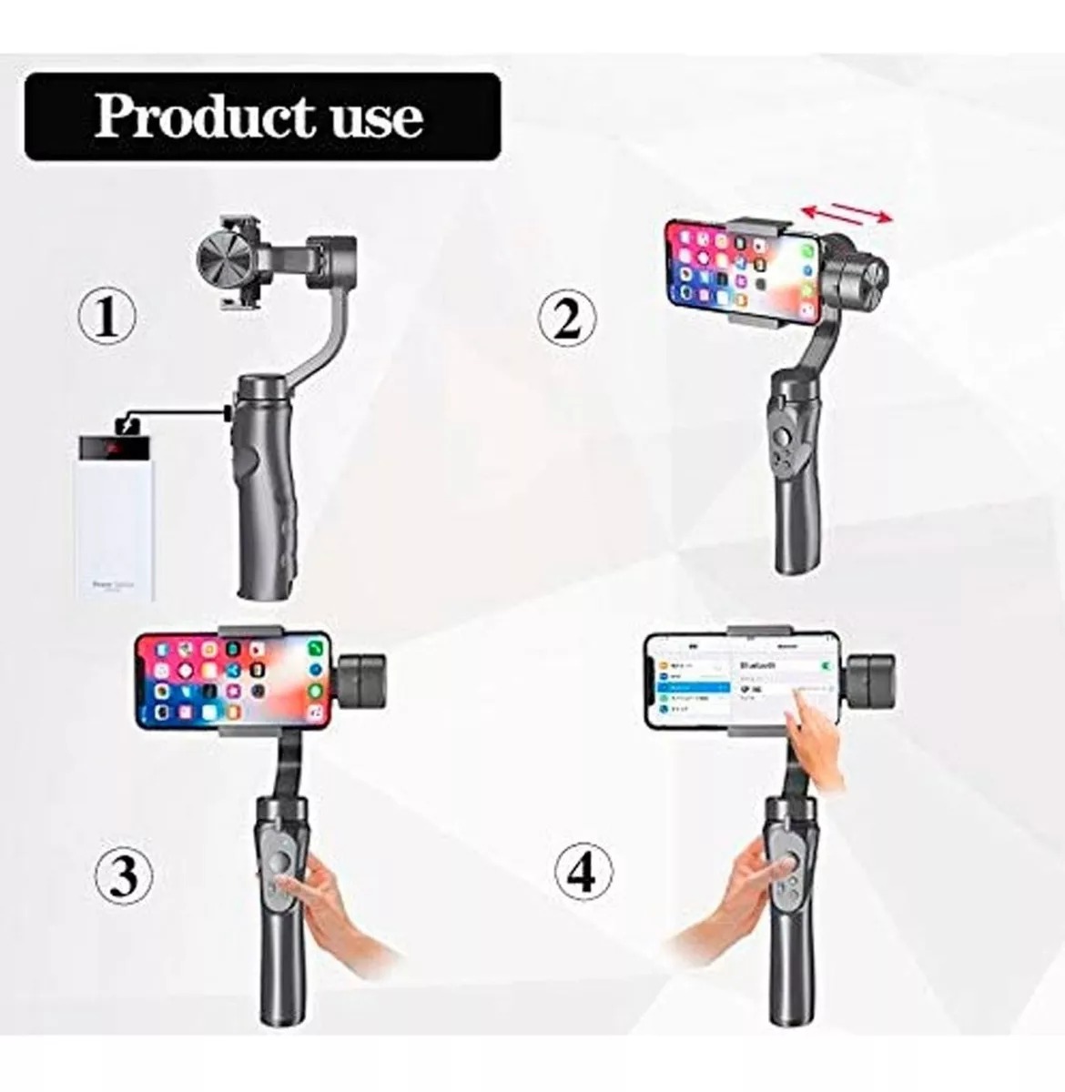 Miniatura 4 de ESTABILIZADOR GIMBAL CELULAR 3 EJES CON