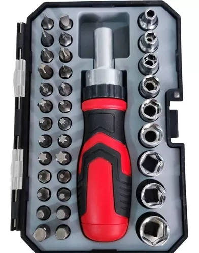 Miniatura 2 de Juego 37 Piezas Destornilladores Punta ⚡