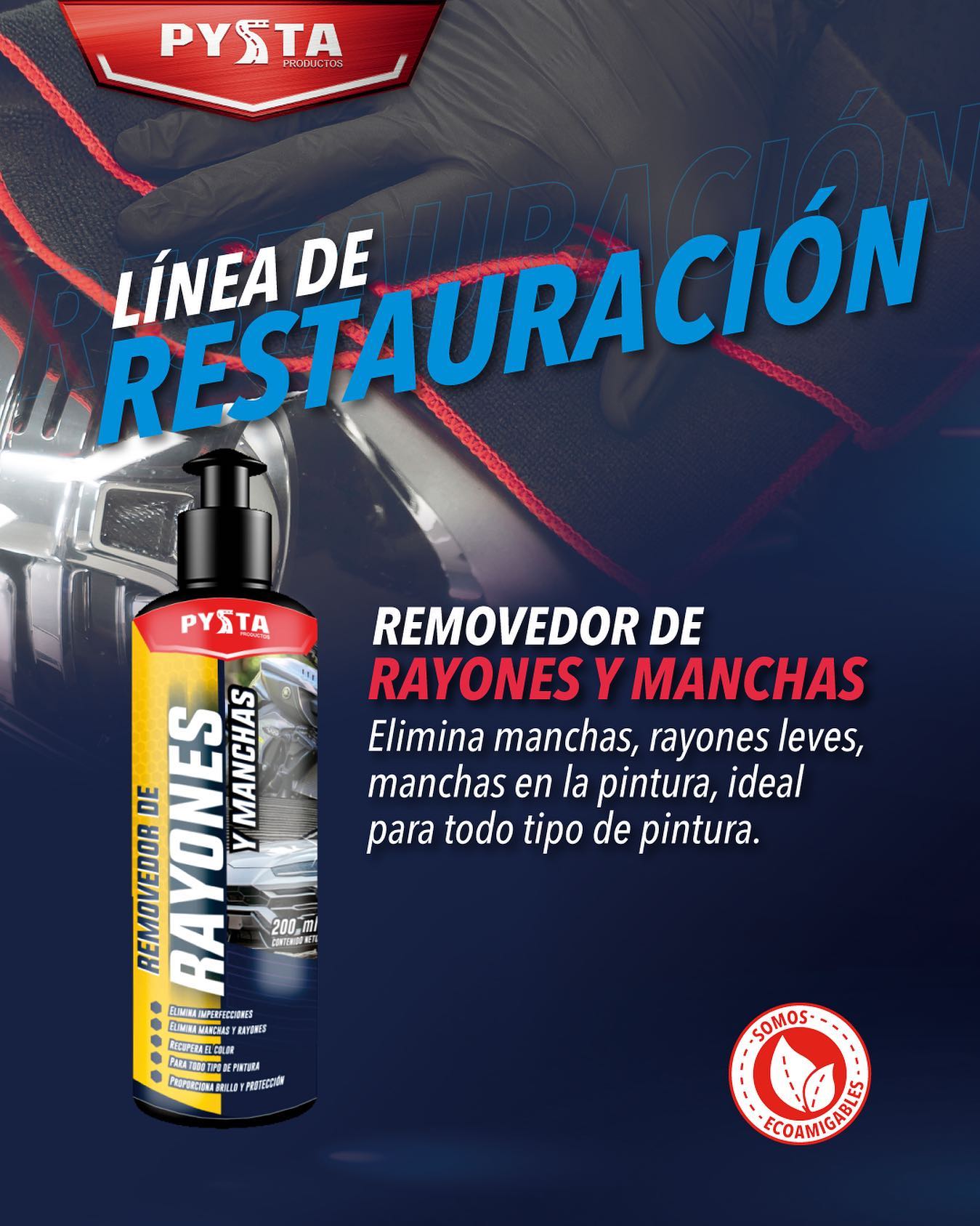 Miniatura 2 de Remov Rayones + Shampoo Pysta Moto Carro