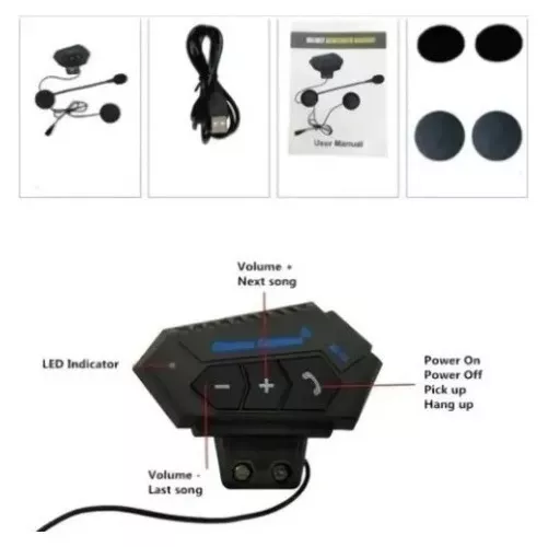 Miniatura 2 de Intercomunicador BT12 Auriculares Moto