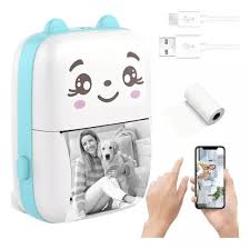 Vista 3 de Mini Impresora Termica Portatil Bluetoot - Mini: Rosada