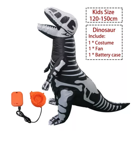 Miniatura 3 de Disfraz Inflable De Esqueleto De Dinosa