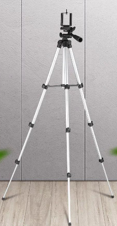 Trípode plateado 3110 para cámara o celu