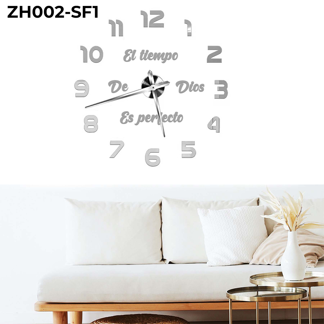 RP-ZH002-F1 RELOJ ADHESIV FRASE TIEMPO