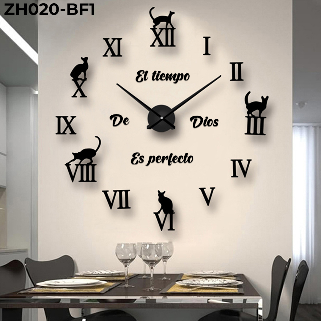 RP-ZH020-F1 RELOJ ADHESIV FRASE TIEMPO