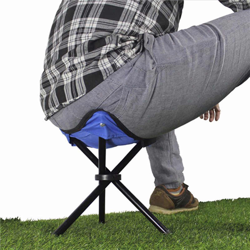 Vista 2 de Silla plegable portátil con estuche - Color: Azul