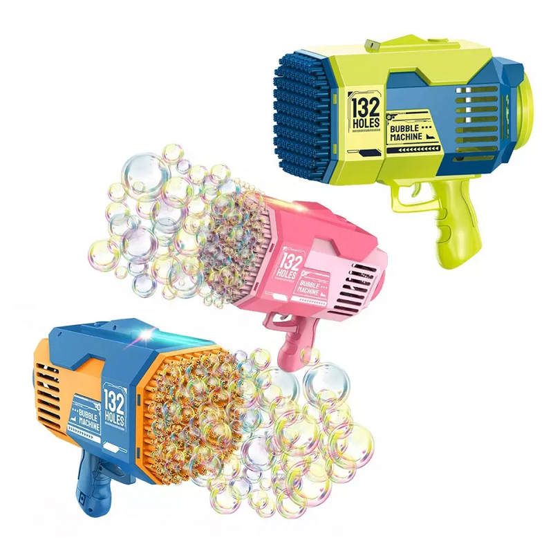 Vista 6 de Pistola De Burbujas Juguete Para Niños - COLOR: AZUL