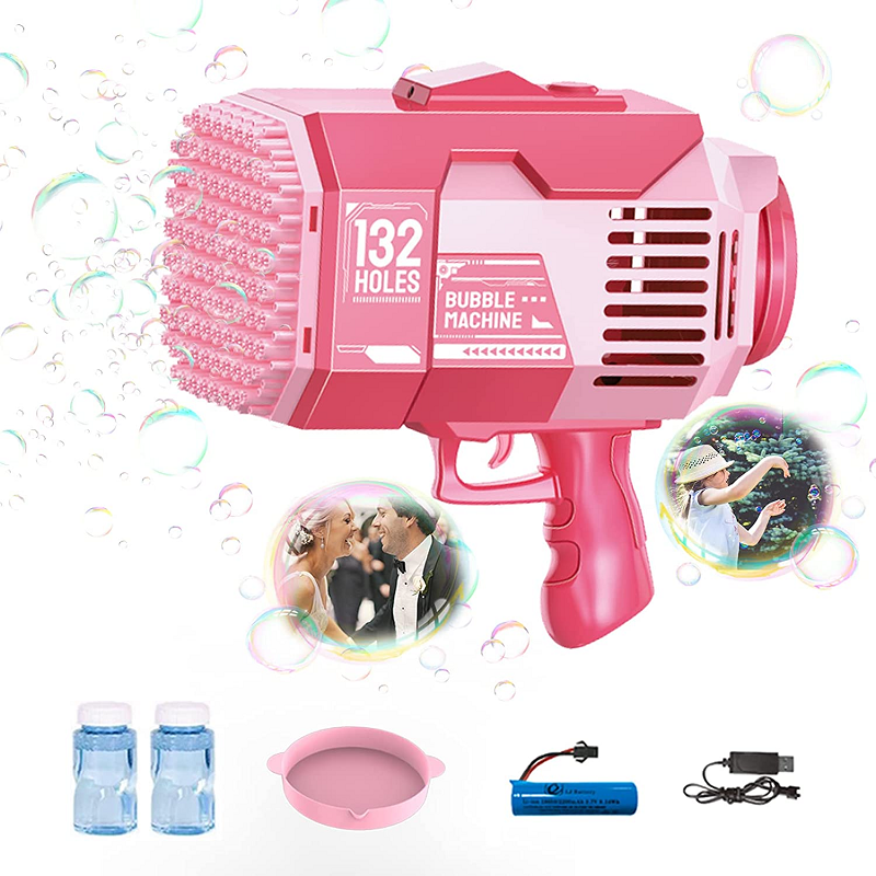 Vista 2 de Pistola De Burbujas Juguete Para Niños - COLOR: AZUL