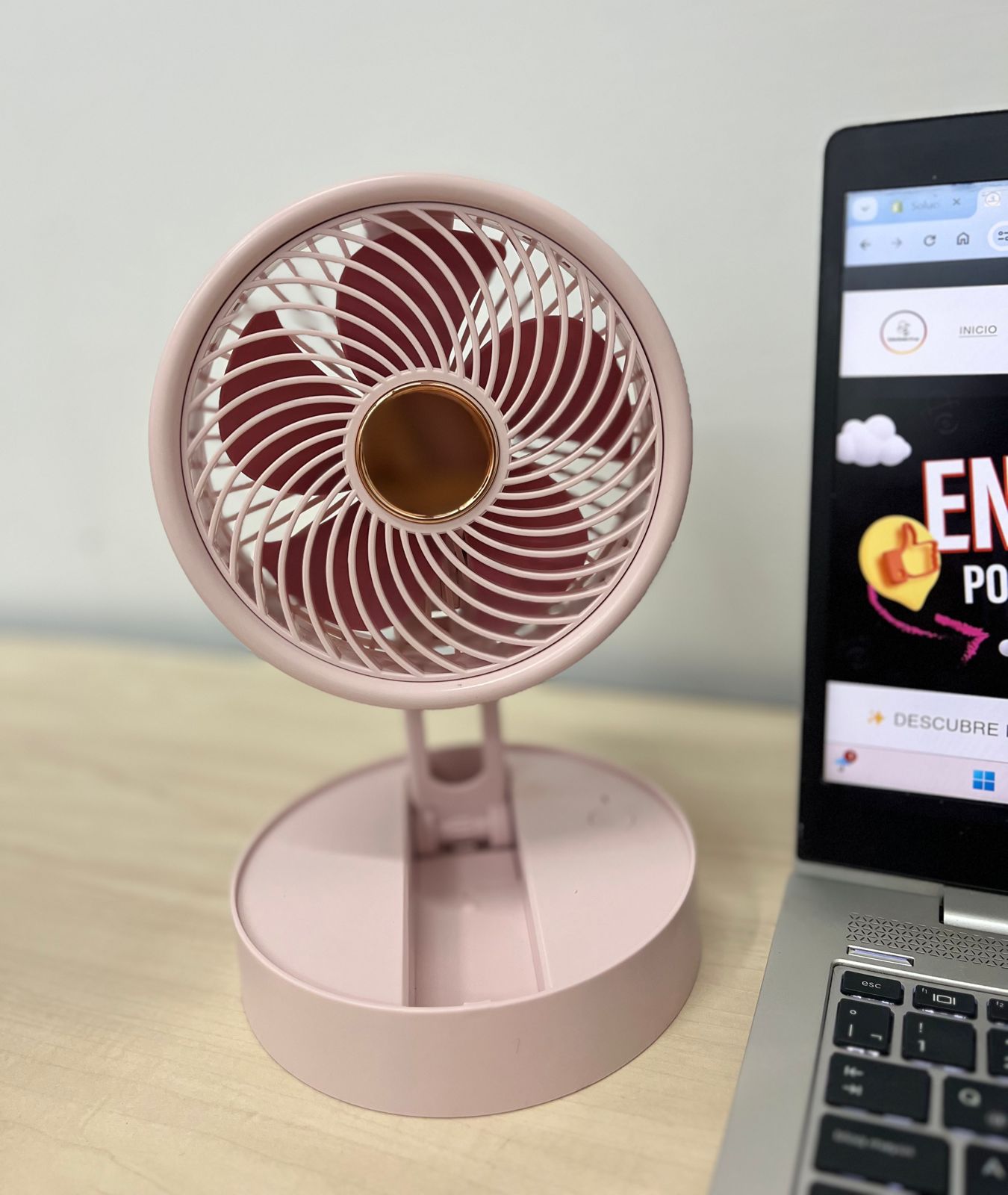 Mini ventilador portatil de escritorio