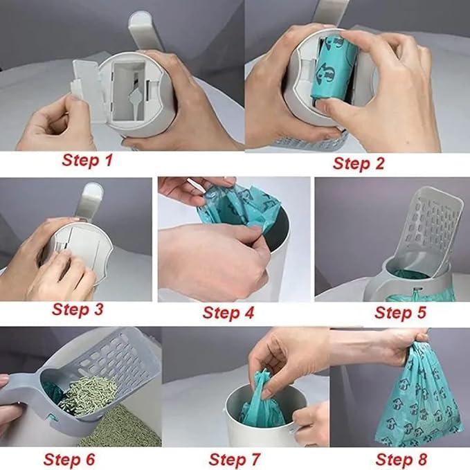 Miniatura 4 de Pala De Arena Para Gatos Con Soporte