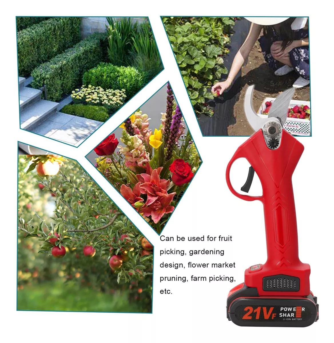 Miniatura 3 de TIJERA PODADORA INALAMBRICA