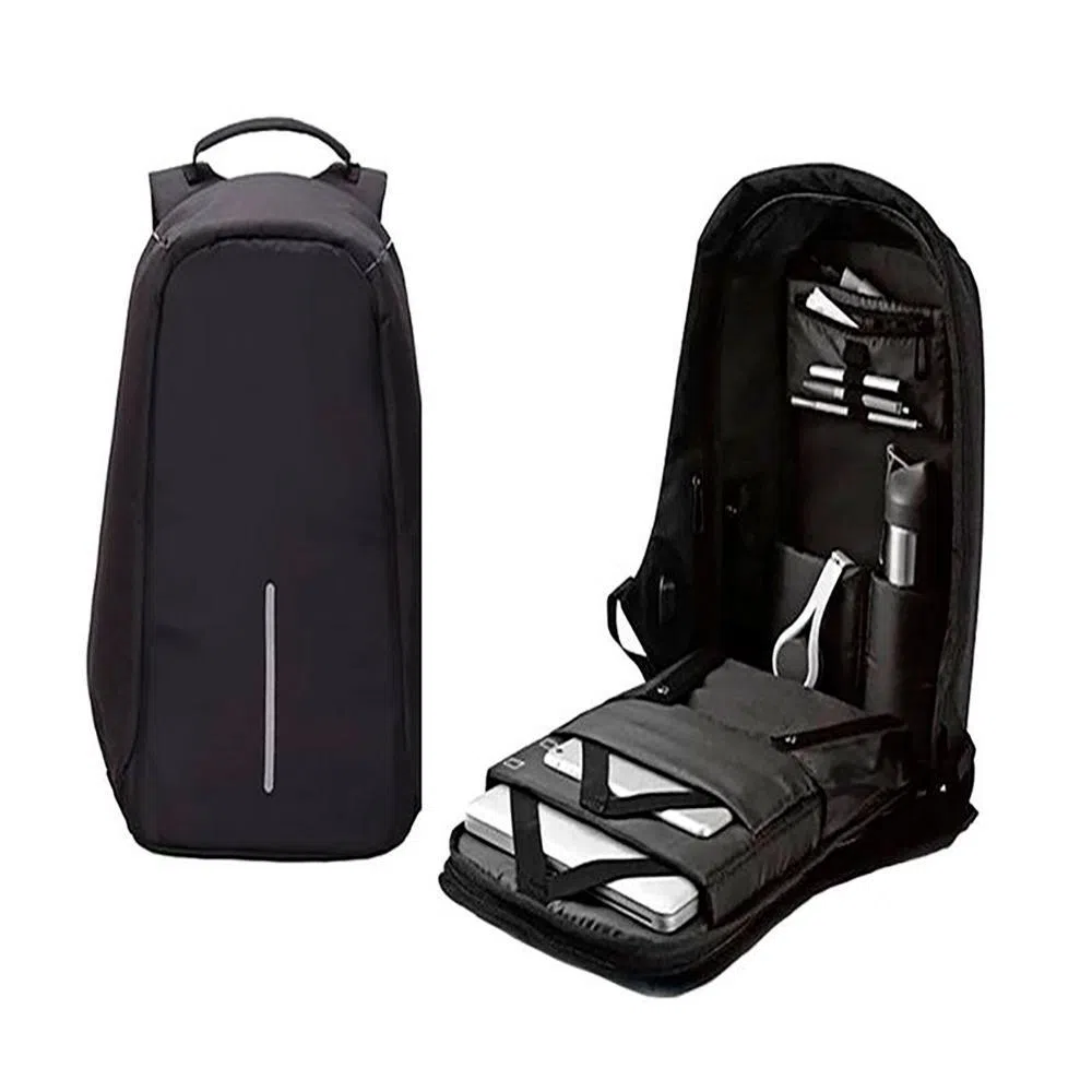 Vista 2 de Maleta Maletín Antirrobo Impermeable - Color: Gris