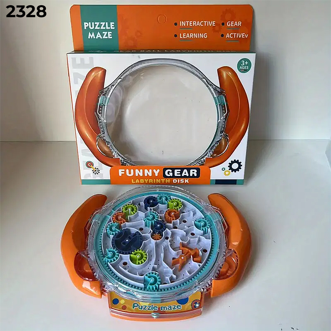 Vista 4 de 2328 LABERINTO 3D ENGRANAJES - COLOR: NARANJA