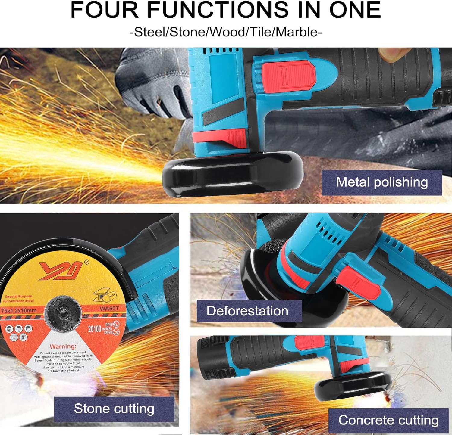 Miniatura 3 de Pulidora 12v  Doble Batería