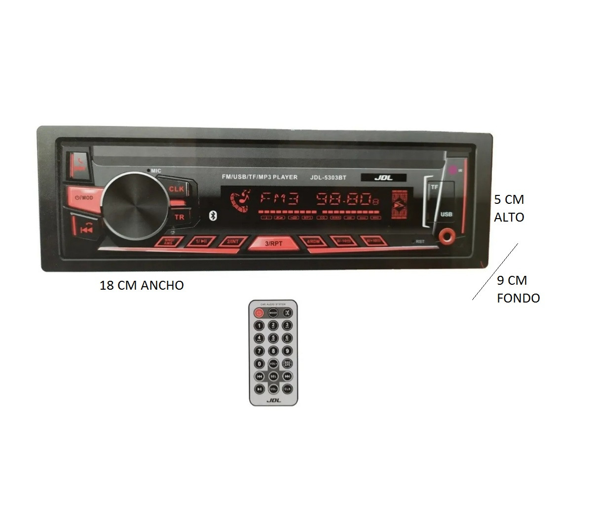 Miniatura 5 de Radio Para Carro Bluetooth Usb Micro Sd