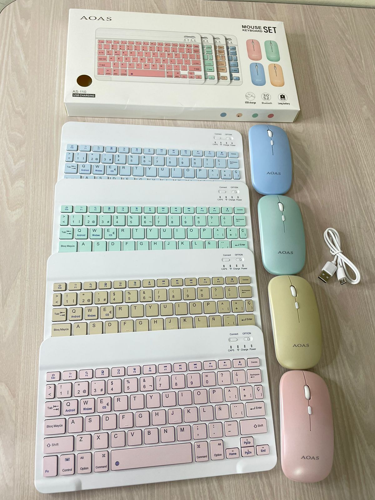 SET DE TECLADO Y MOUSE AOAS AS-110