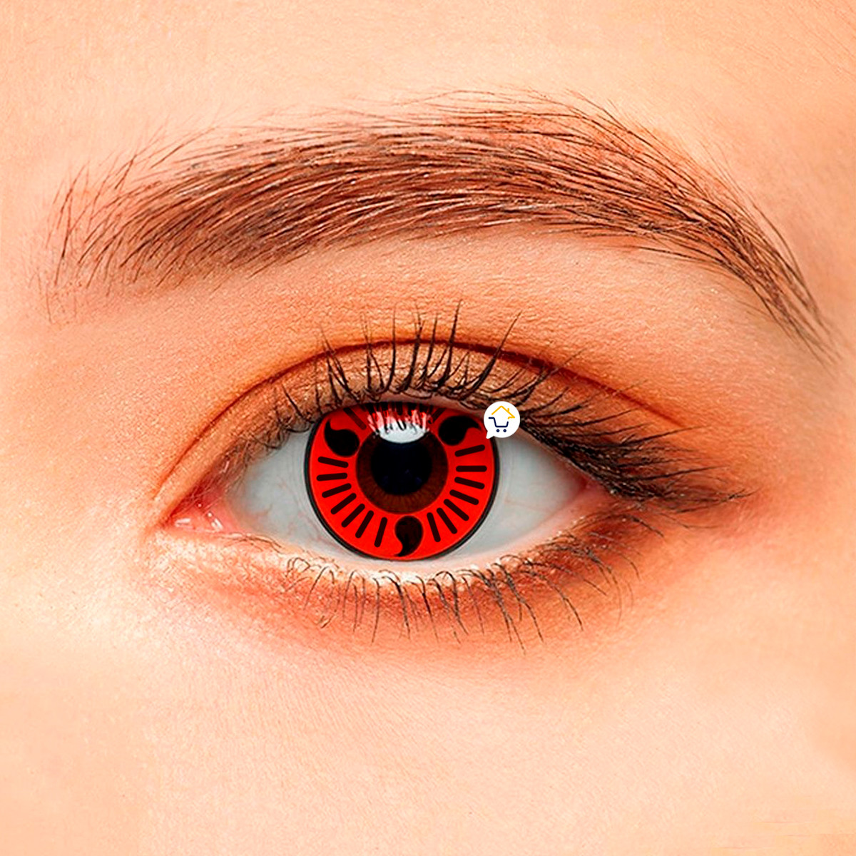 Vista 3 de Lentes De Contacto Cosplay LENC - color: blanco