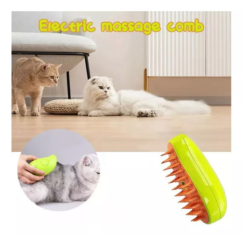 Miniatura 6 de Cepillo De Vapor Para Peinar Mascotas