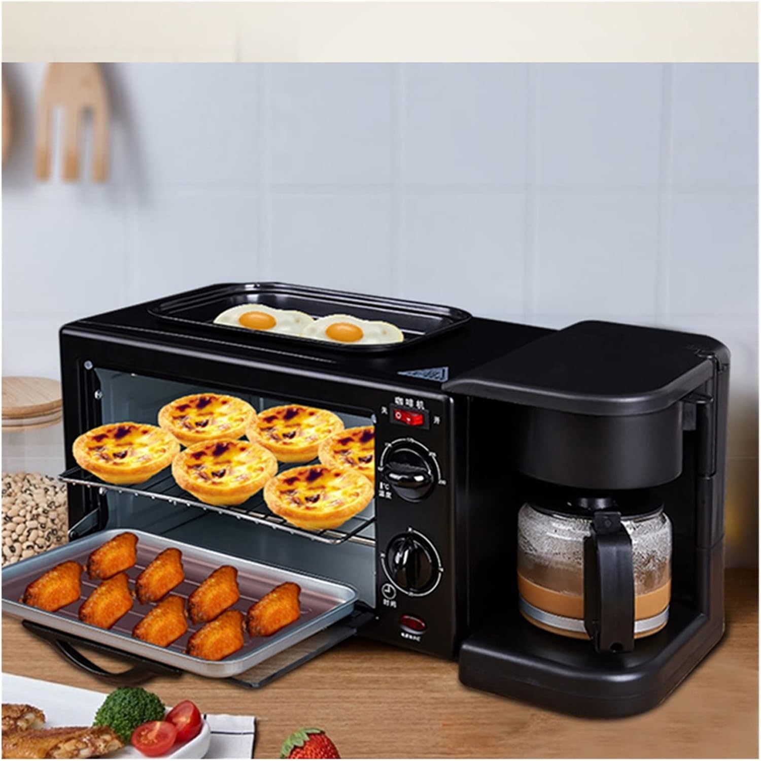 Horno Mini Parrilla 3 en 1