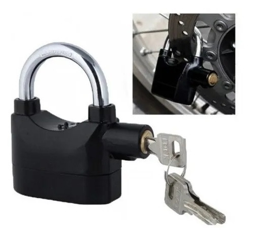Candado Alarma Motos Bicicletas Segurida