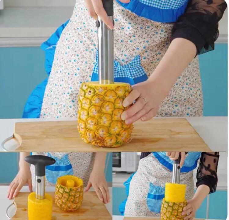 Miniatura 10 de Cortador Y Rebanador Pela Piña Rodajas