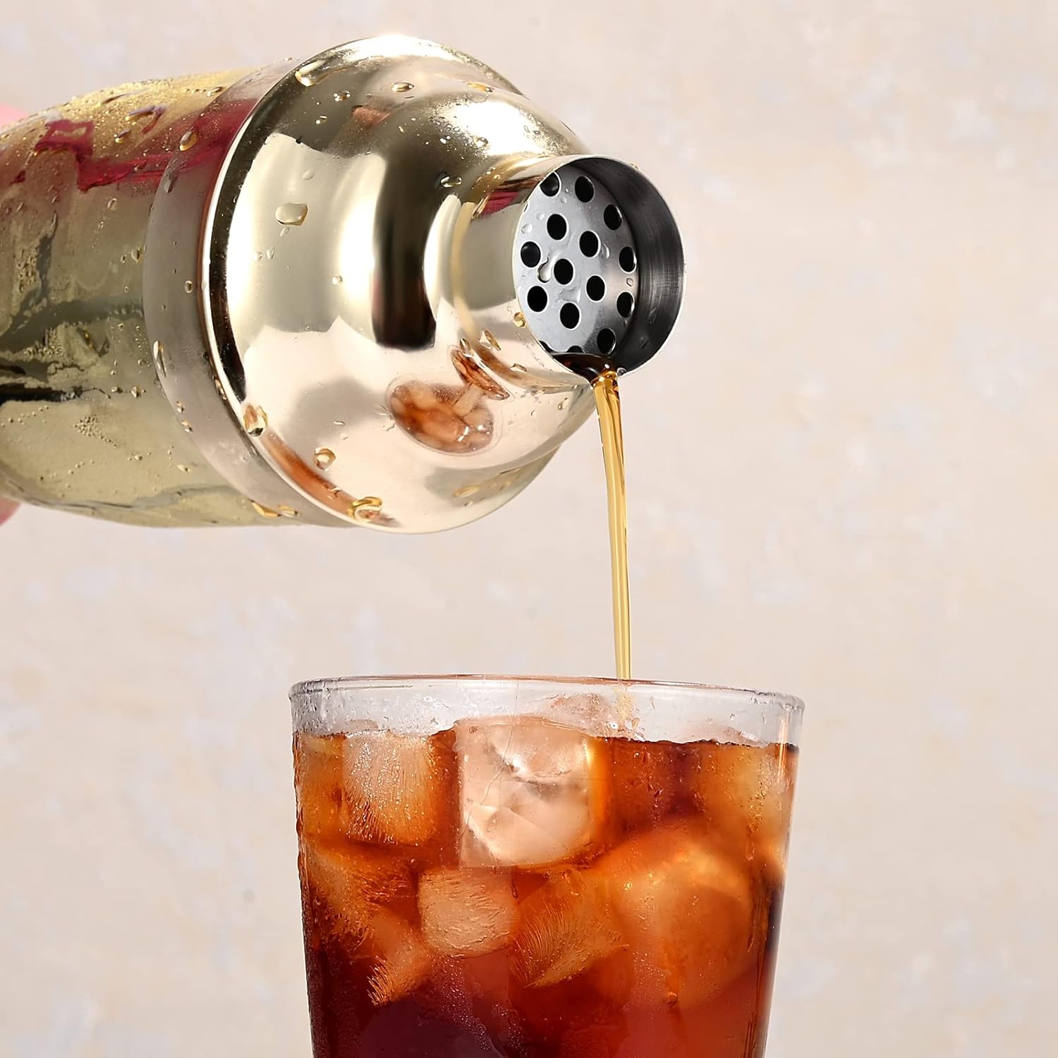 Miniatura 3 de Coctelera de Lujo Dorada 500ml