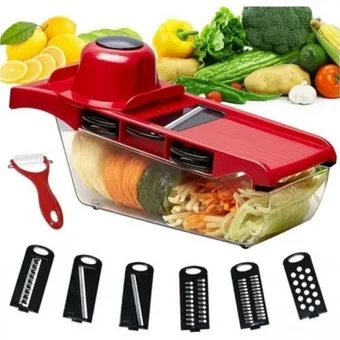 Miniatura 2 de MANDOLINE 6 IN 1 KITCHEN ROJO