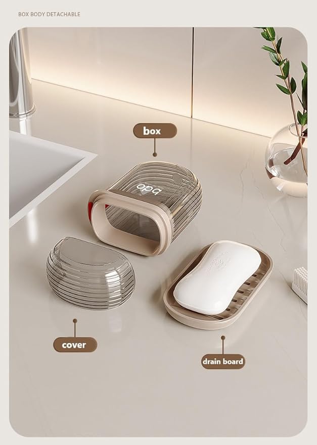 Jabonera De Viaje Lujo Antigoteo DP