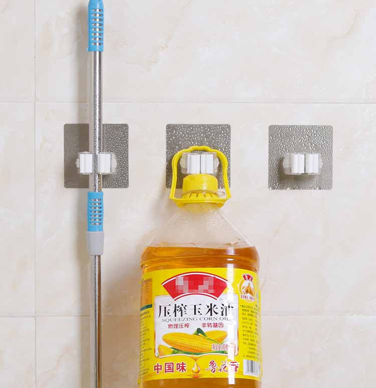 Miniatura 2 de Soporte Organizador Para Escoba Por Unid