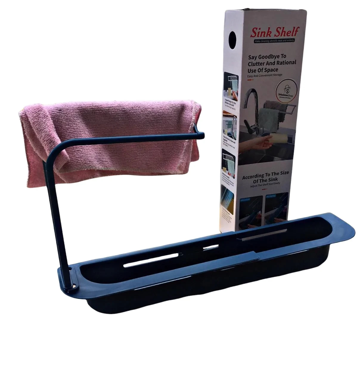 soporte y escurridor de espoja para lava