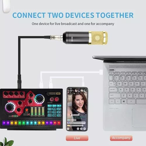 TARJETA DE SONIDO MEZCLADOR X5