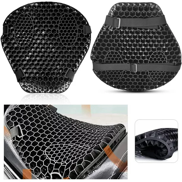 Miniatura 2 de Cojin De Gel Para Moto Asiento Silicona
