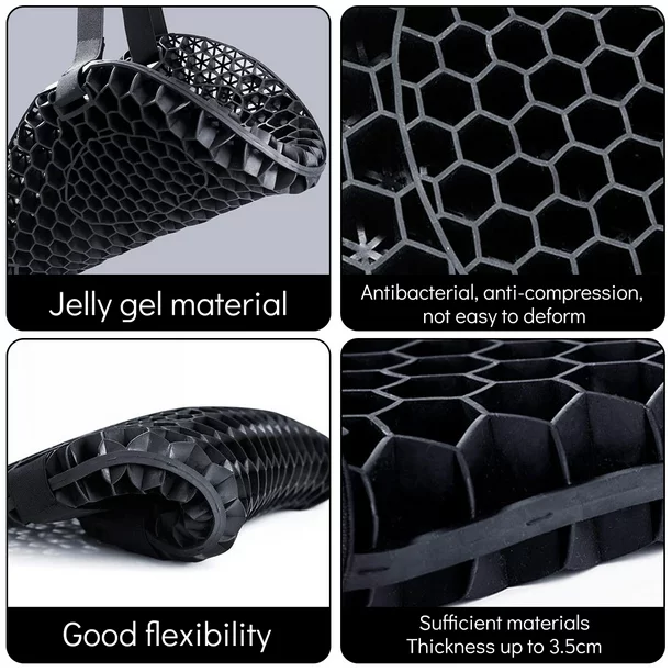 Miniatura 4 de Cojin De Gel Para Moto Asiento Silicona