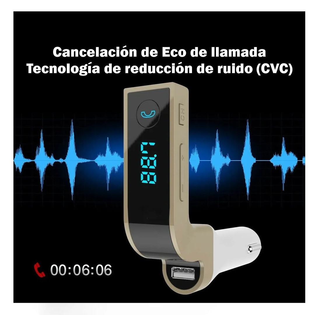 Miniatura 4 de Transmisor Carro Carg7 Usb Aux Bluetooth