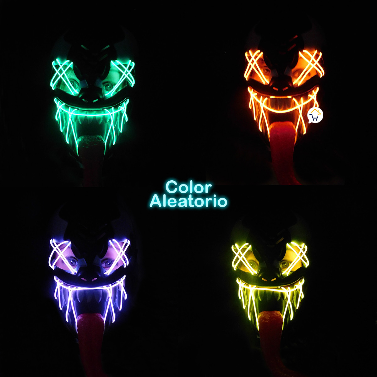 Miniatura 3 de Mascara Neon Venom Accesorio OF314