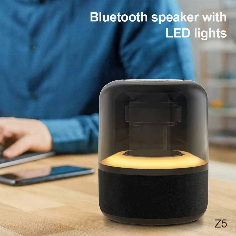 Parlante inalambrico portatil con ilumin