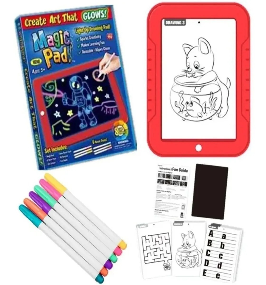 Miniatura 5 de Tablero De Dibujo Luz Led Magic Pad