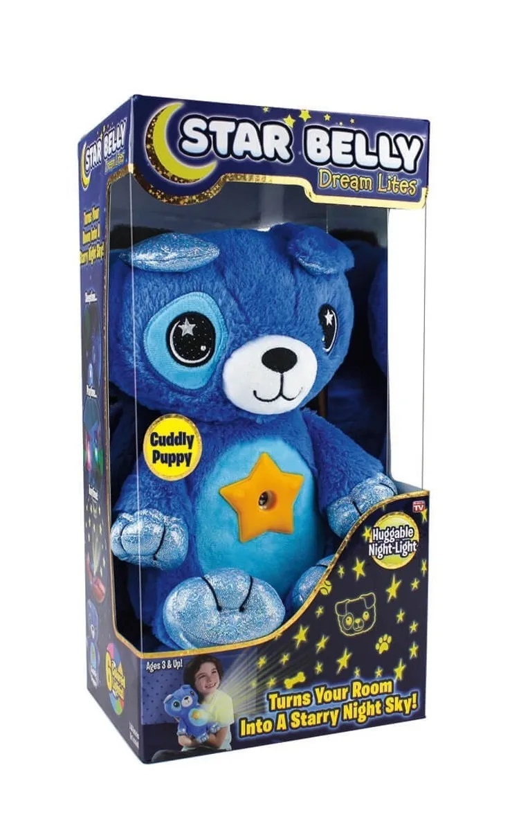 Vista 2 de Peluche Star Belly Dream Lites Luz Noctu - COLOR: Lila