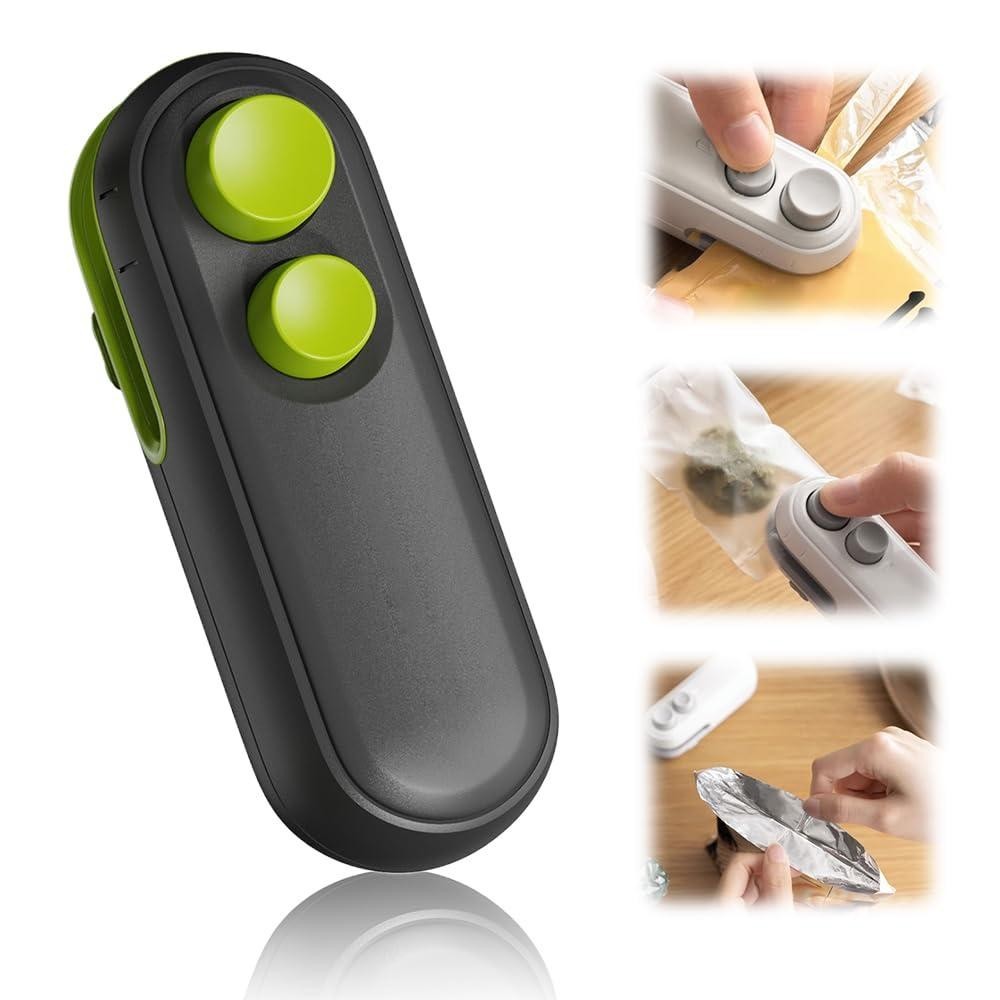 Mini Sellador Bolsas 2 en 1