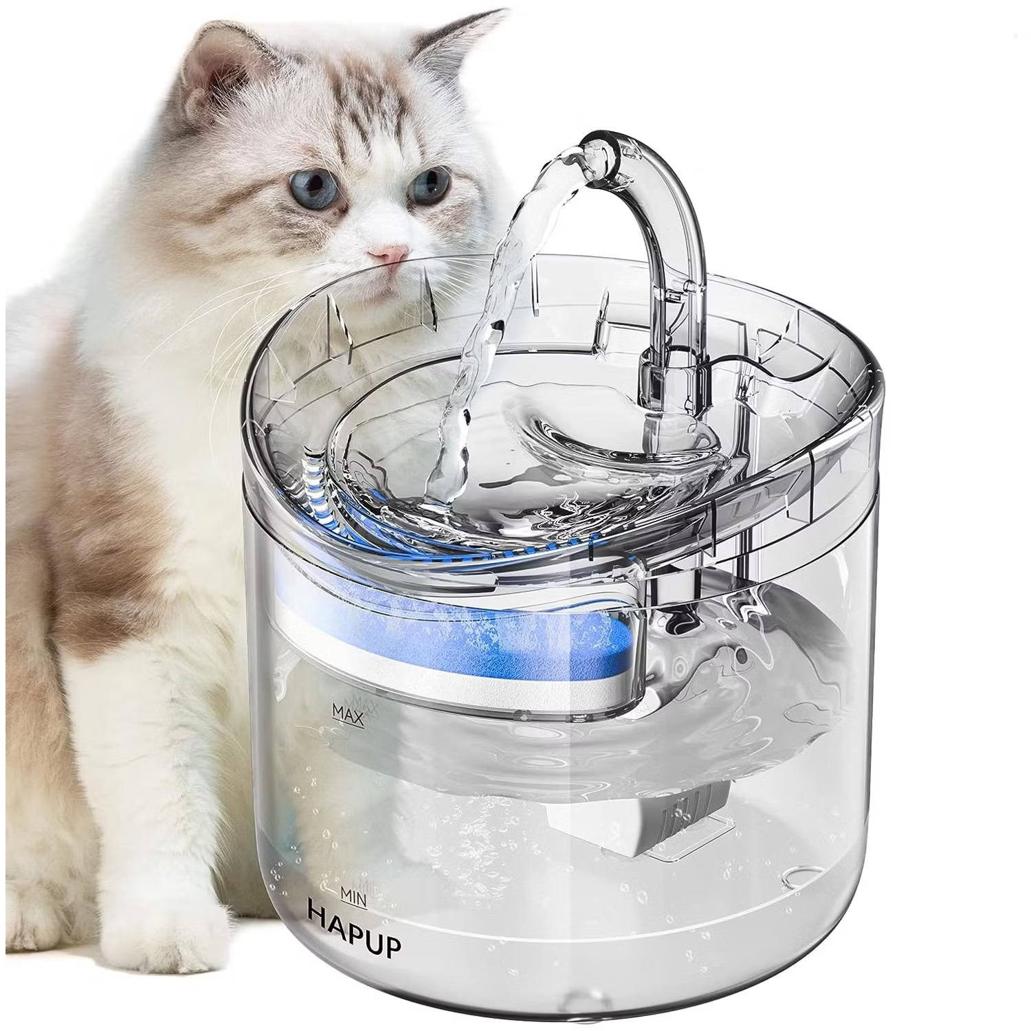 Miniatura 5 de Bebedero fuente para mascotas filtro 2L