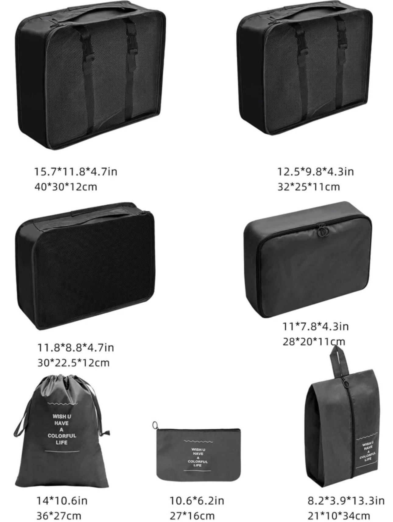 Vista 3 de SET ORGANIZADOR DE MALETA PCS - COLOR: BEIGE