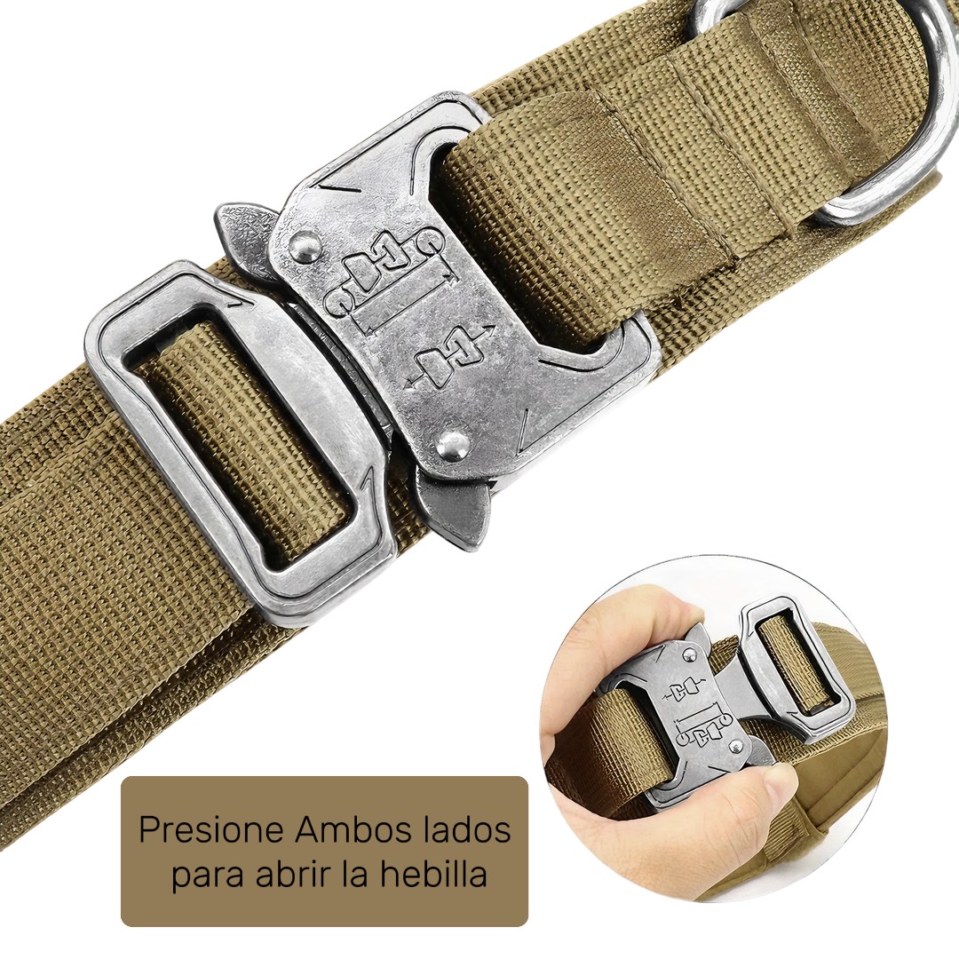 Collar Para Perro Tactico Ajustable 3