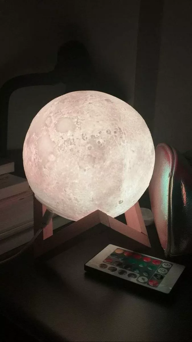 Miniatura 3 de Lampara Luna 13 Cm + Control