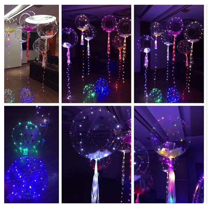 Miniatura 4 de Globos Led Gigante 45 Cm + Micro GHL02EH