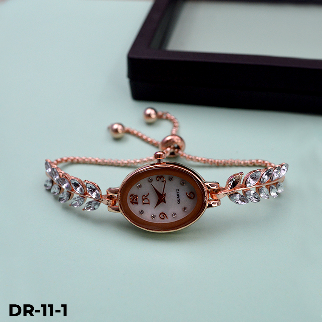 DR-11 RELOJ PULSERA TIPO JOYA EN ESTUCHE