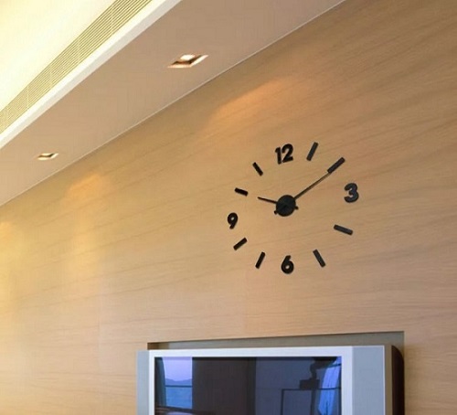 Miniatura 2 de RELOJ 3D TAMAÑO MINI 50X50CM COLOR NEGRO