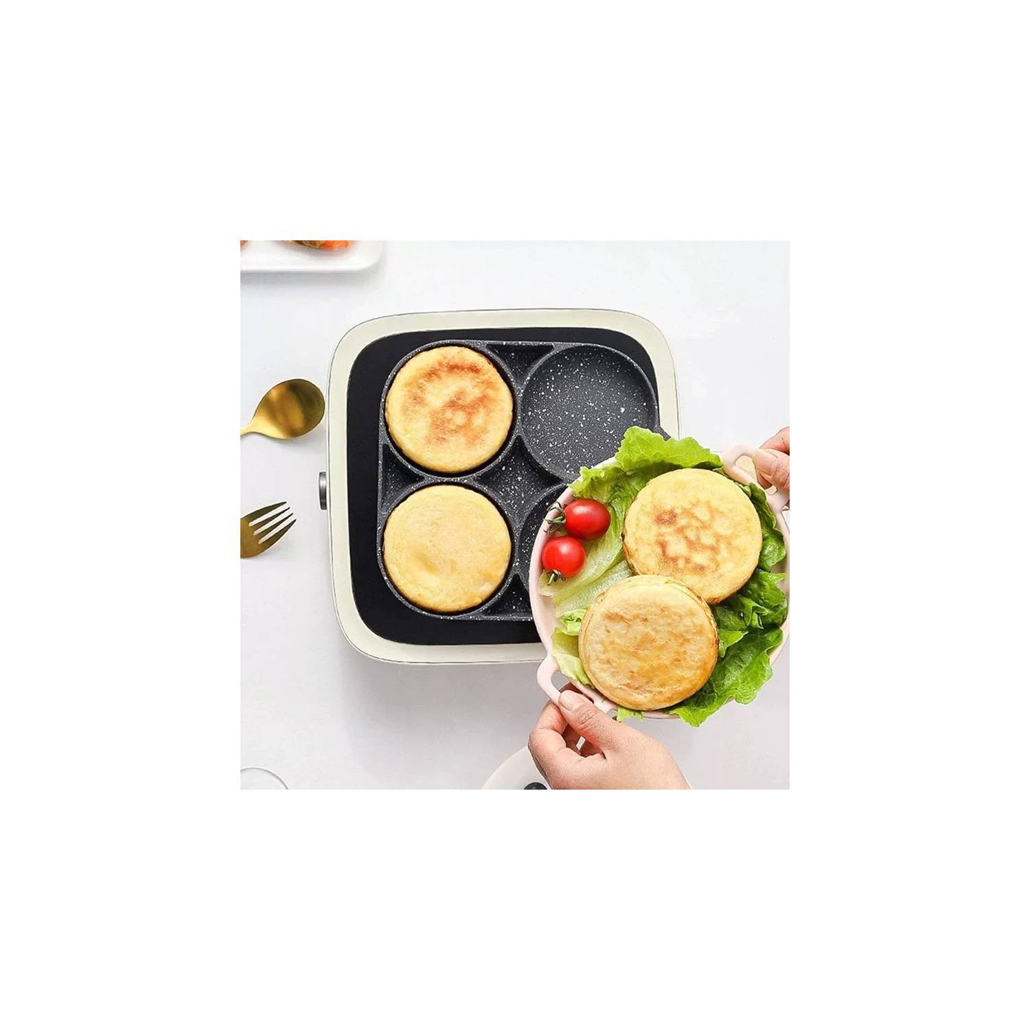 Sarten 4 Puestos Antiadherente